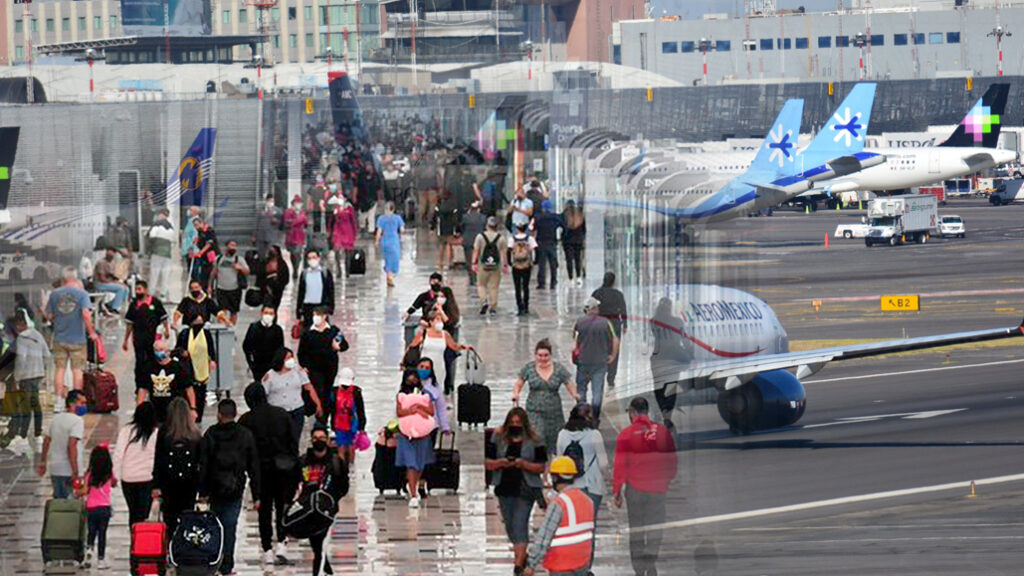 CAOS EN AEROPUERTO DE CDMX POR  FALLA DE RADARES