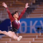 Alexa Moreno a la final de salto de caballo en gimnasia.