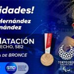 GUANAJUATENSE JESÚS HERNÁNDEZ CONSIGUE SU SEGUNDA MEDALLA EN TOKIO 2020 PARALÍMPICOS