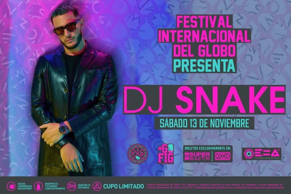 ¿Están listos para disfrutar de DJ Snake en el FIG 2021?