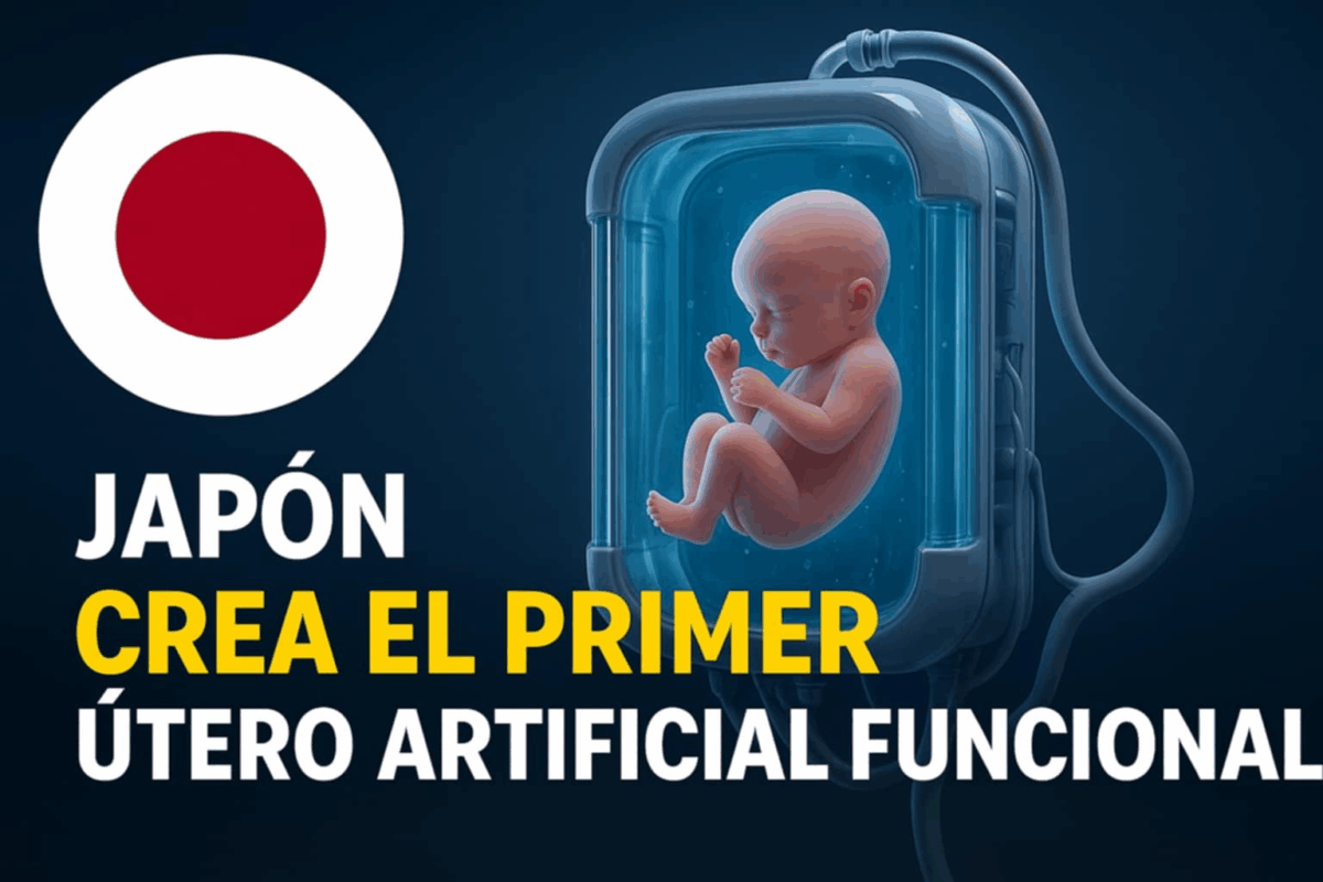 Japón crea el primer ÚTERO ARTIFICIAL