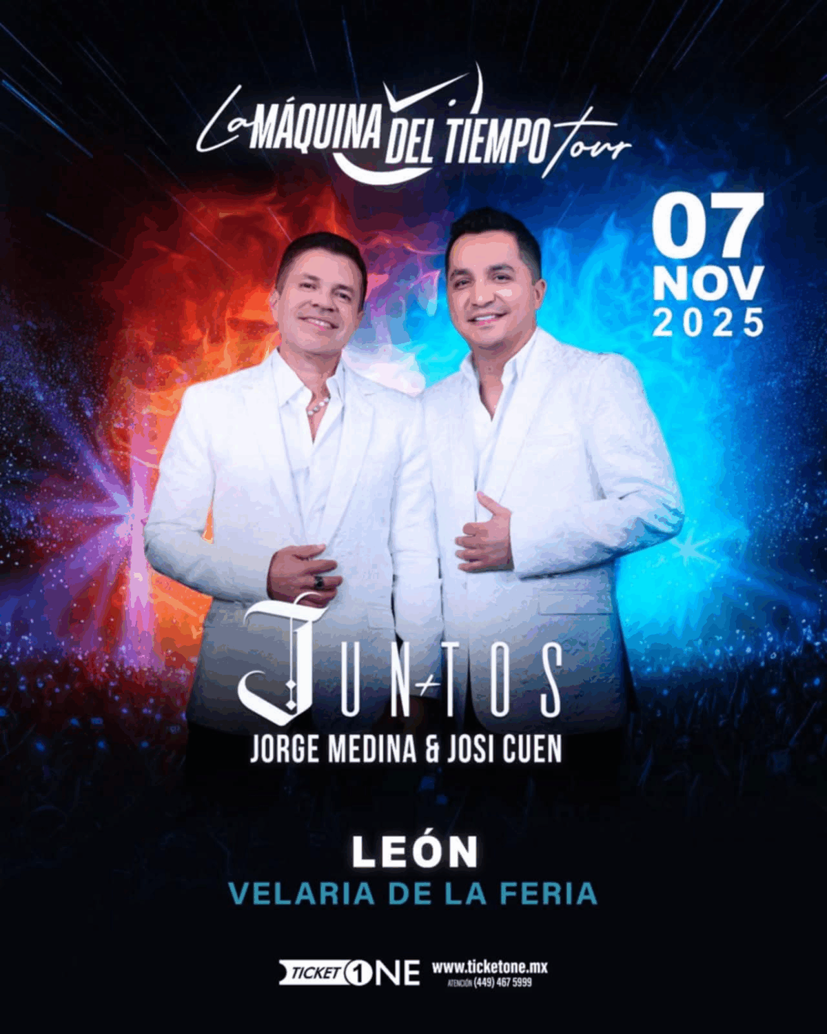Jorge Medina y Josi Cuen llegan a León con su tour "Máquina del tiempo"