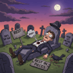 Lo balean en panteón