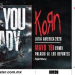 KORN en CDMX  inicio de preventa